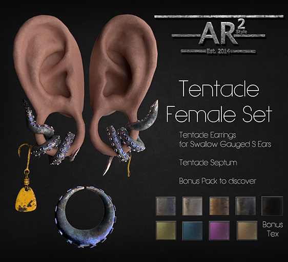 Second Life Marketplace - [AR2 Style] Tentacle Set FEMALE for Swallow ...